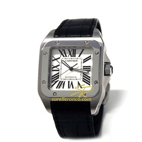 cartier santos 100 diamonds|cartier santos prezzo listino.